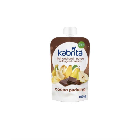 Kabrita kakao pudiņš ar kazas piena krējumu bērniem no 9 mēnešu vecuma, 100g